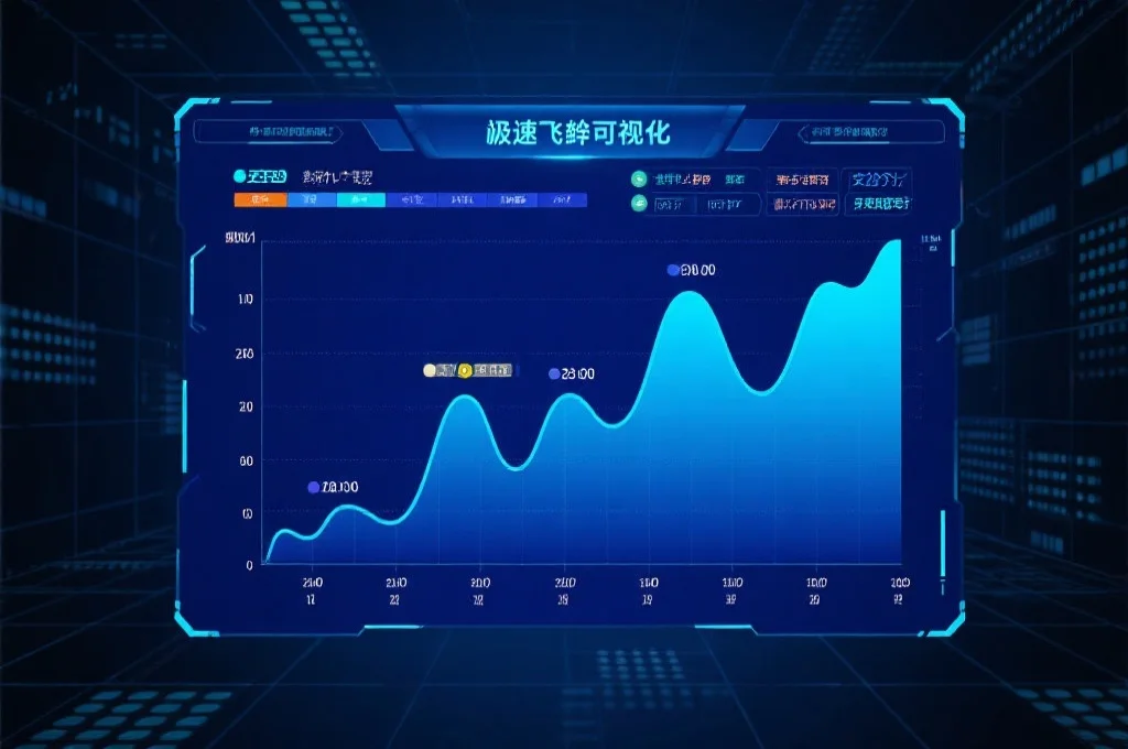 一个充满创意的数据可视化图表,展示极速飞艇历史赛果的周期性和趋势变化,背景为深蓝色数据矩阵